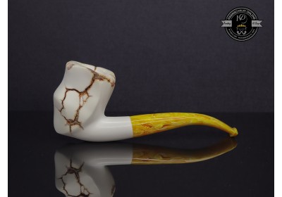 Block Meerschaum Natural Pipe