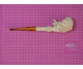 Block Meerschaum Horse Pipe