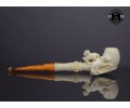 Block Meerschaum Horse Pipe