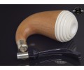 Block Meerschaum Calabash Pipe (Metarial Okume)