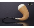 Block Meerschaum Calabash Pipe (Metarial Okume)