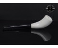 Block Meerschaum Horn Pipe Block Meerschaum Horn Pipe