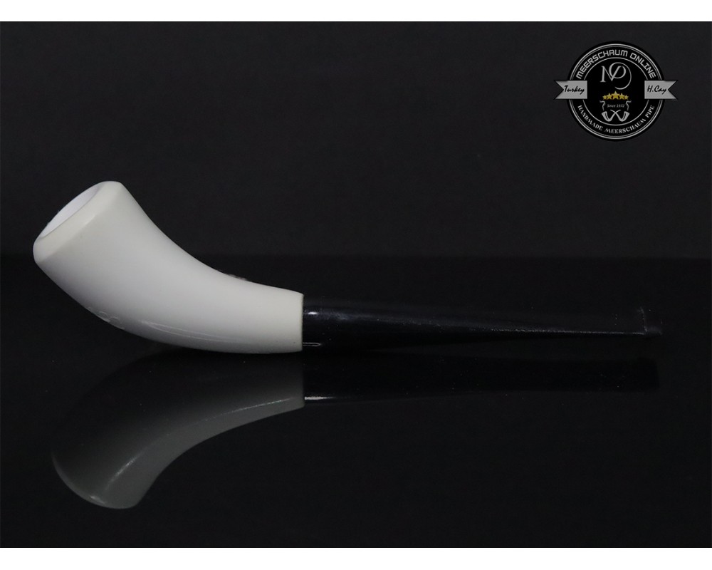 Block Meerschaum Horn Pipe Block Meerschaum Horn Pipe