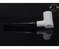 Handmade Block Meerschaum Poker Pipe