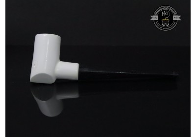 Handmade Block Meerschaum Poker Pipe