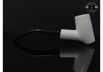 Handmade Block Meerschaum Poker Pipe
