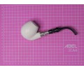 Handmade Block Meerschaum Army Apple Pipe