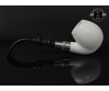Handmade Block Meerschaum Army Apple Pipe