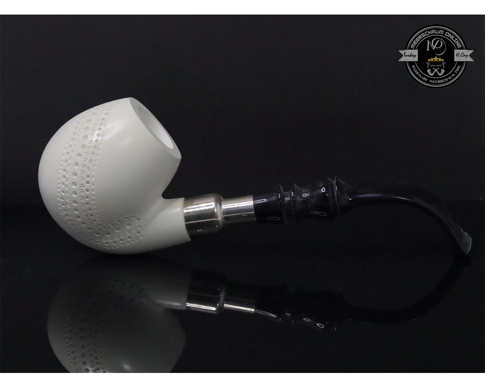 Handmade Block Meerschaum Army Apple Pipe