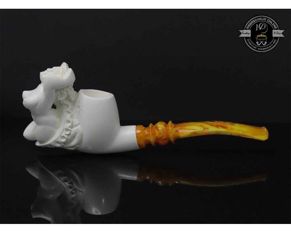 Handmade Block Meerschaum Pipe
