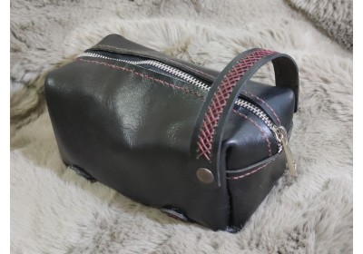 Handmade Leather Pipe Bag 03
