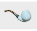Handmade Meerschaum Silvery Apple Pipe