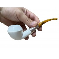 Block Meerschaum  The Bulldog Style Pipe