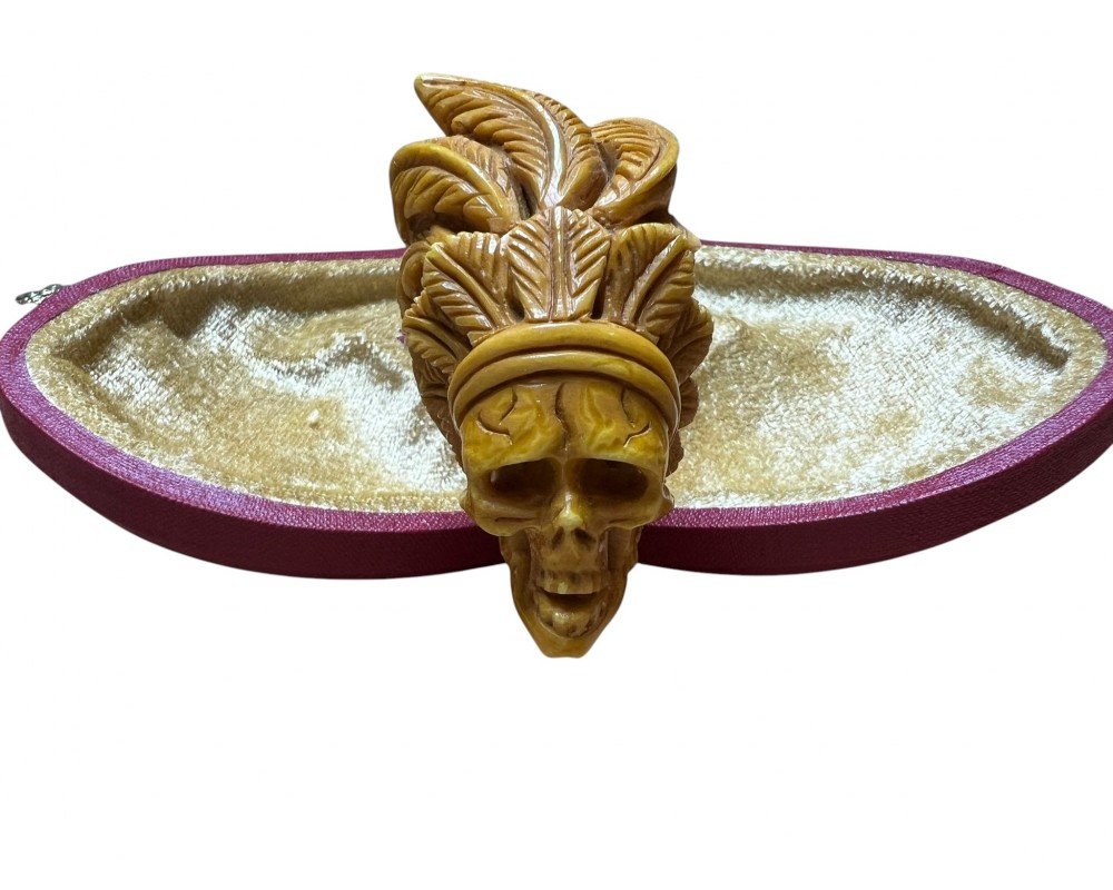 The Intricate Warrior Head Pipe