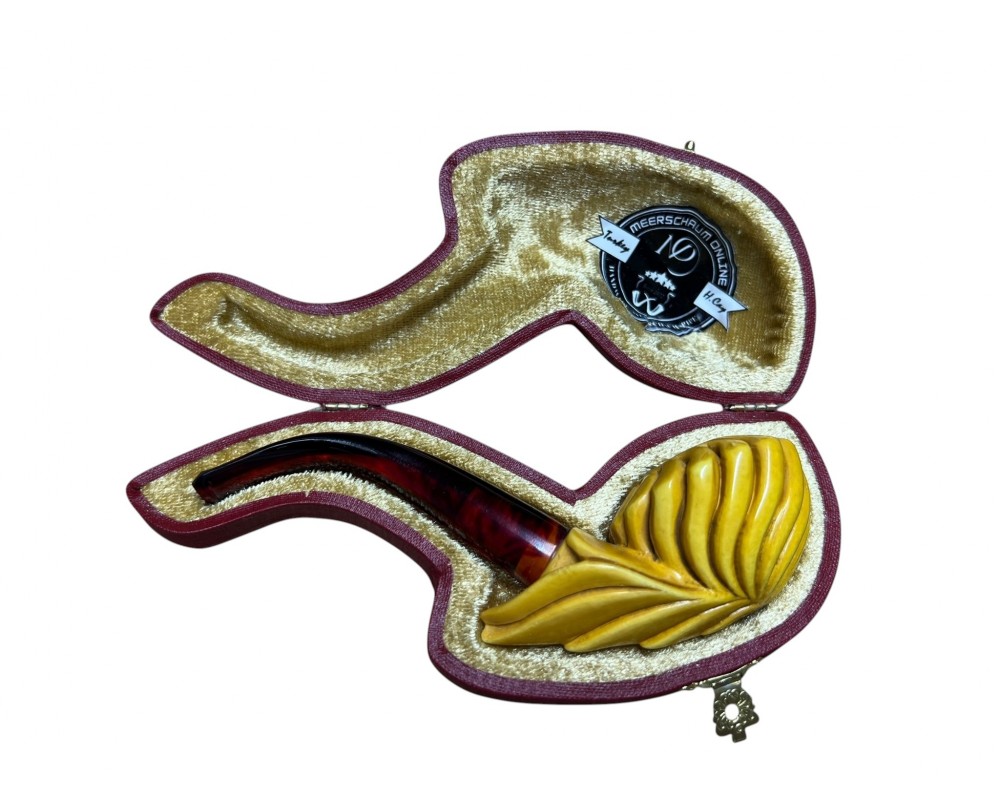 Block Meerschaum Volcanic Scar Pipe