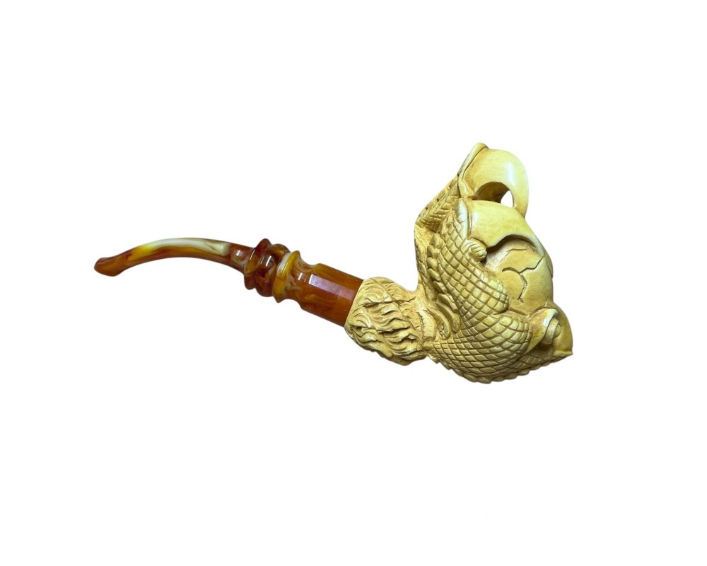 Block Meerschaum Wrath of the Dragon Pipe