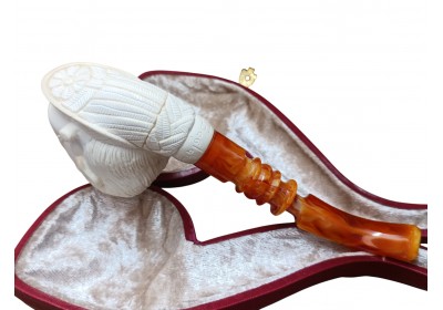 Block Meerschaum frankenstein pipe