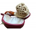 Block Meerschaum owl pipe Block Meerschaum owl pipe