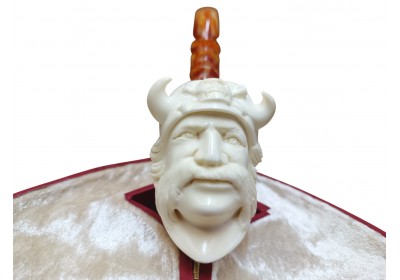Block Meerschaum viking pipe