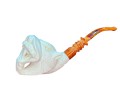 Block Meerschaum dragon pipe
