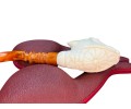 Block Meerschaum dragon pipe