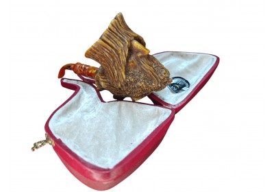 Block Meerschaum Tree Man Pipe