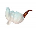 Block Meerschaum dolphin Pipe