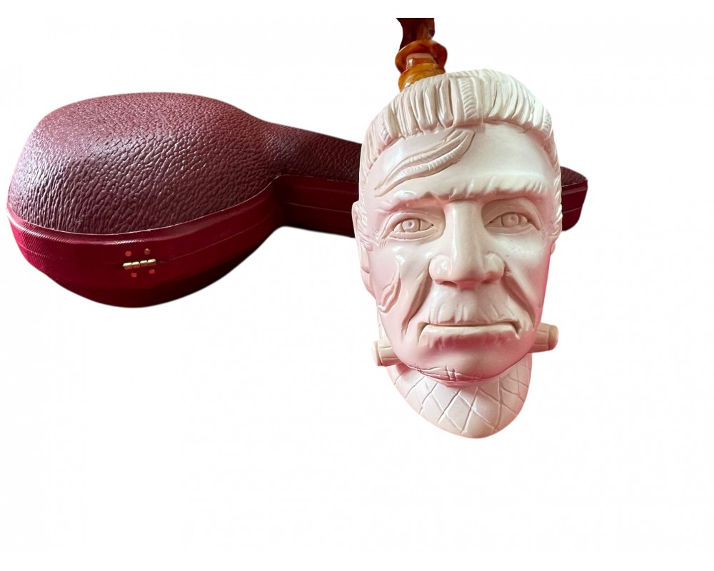 Block Meerschaum frankenstein pipe Block Meerschaum frankenstein pipe
