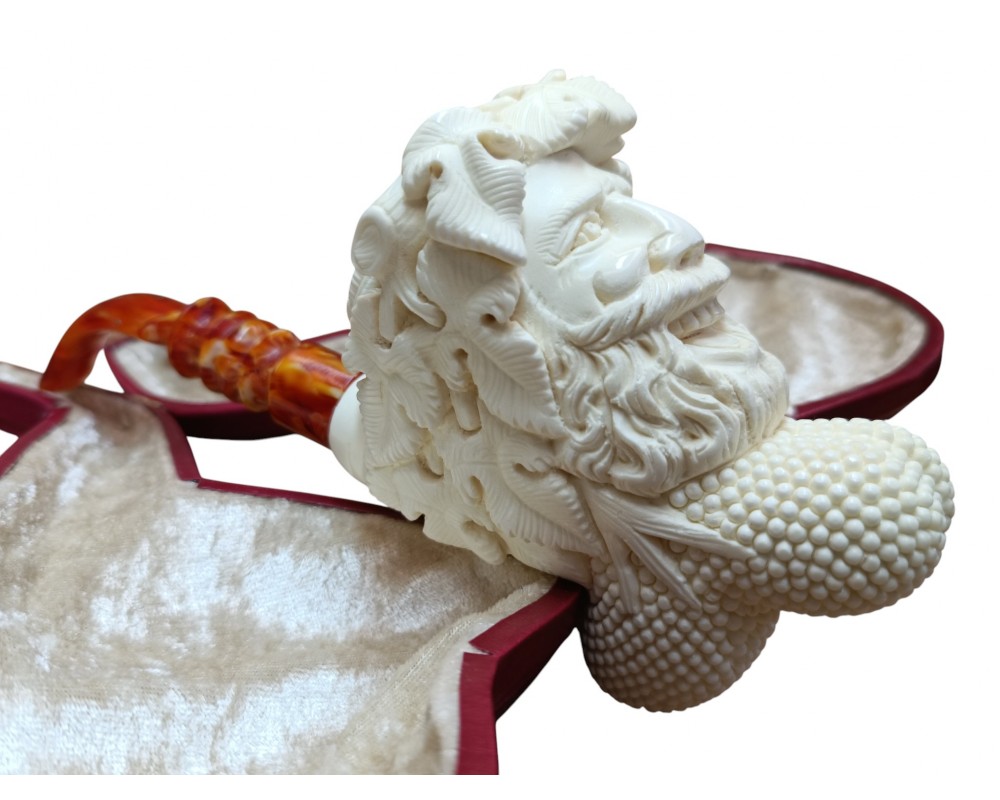 Block Meerschaum Bacchus pipe
