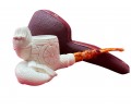 Block Meerschaum dragon pipe Block Meerschaum dragon pipe
