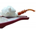 Block Meerschaum viking pipe