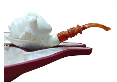 Block Meerschaum viking pipe