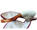 Block Meerschaum viking pipe