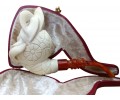 Block Meerschaum medusa pipe