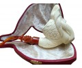 Block Meerschaum medusa pipe