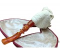 Block Meerschaum medusa pipe