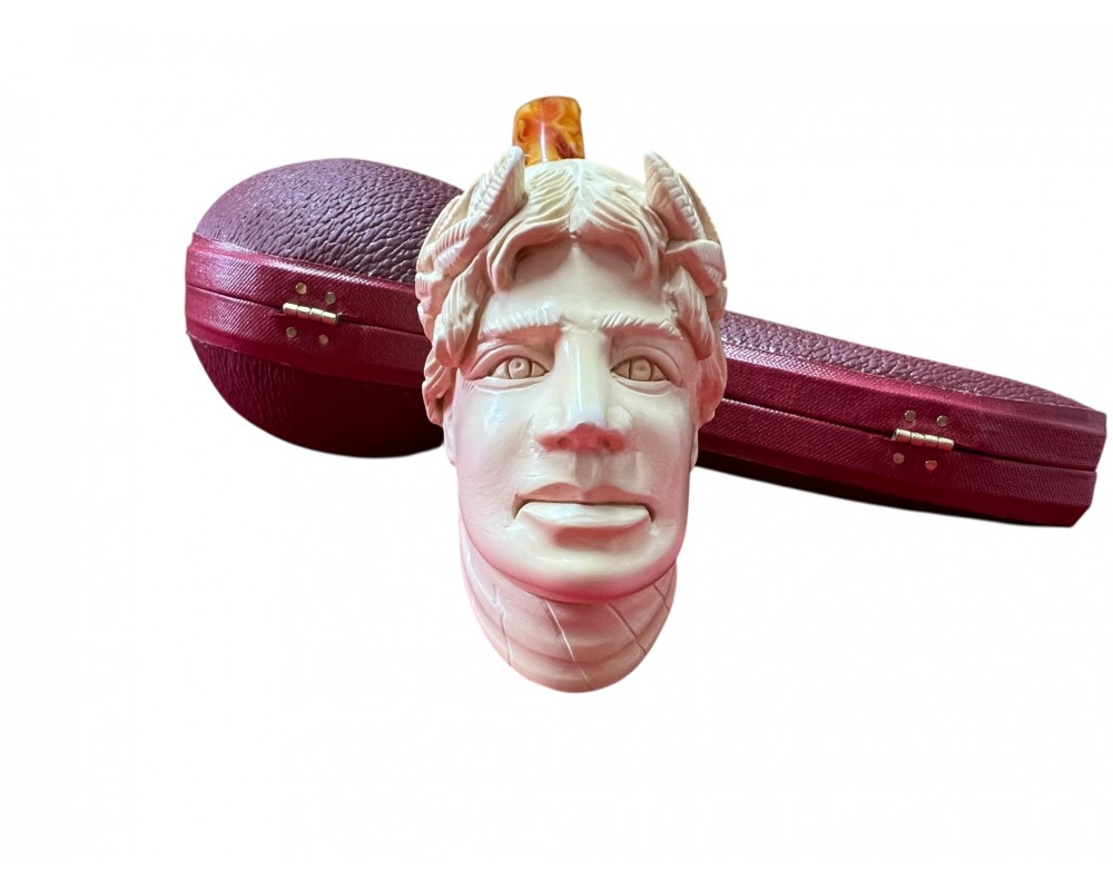 sezar Hand Carved Meerschaum Pipe sezar Hand Carved Meerschaum Pipe