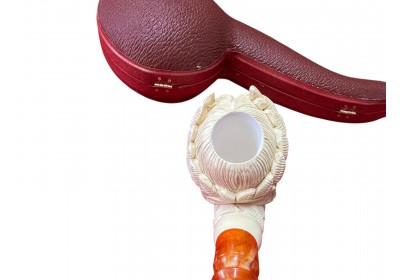 sezar Hand Carved Meerschaum Pipe
