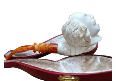 Block Meerschaum Einstein Pipe