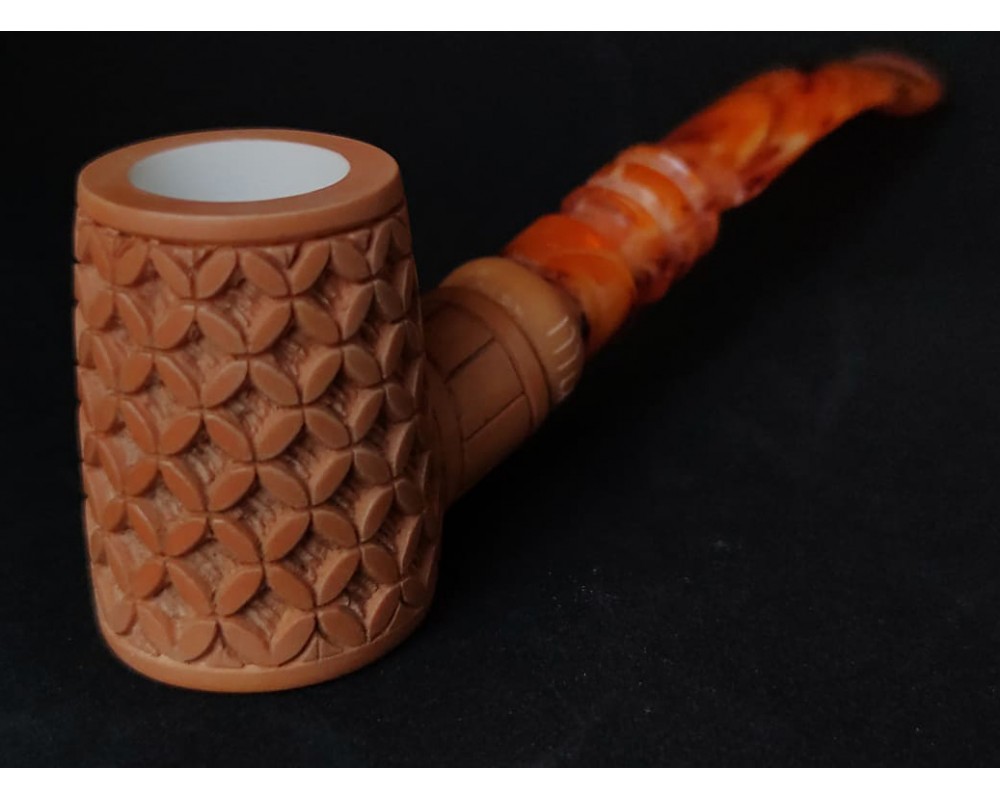 Meerschaum Carved Pipe