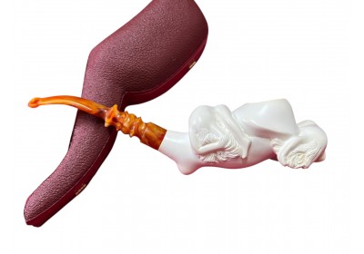 Block Meerschaum Lying Beauty Pipe